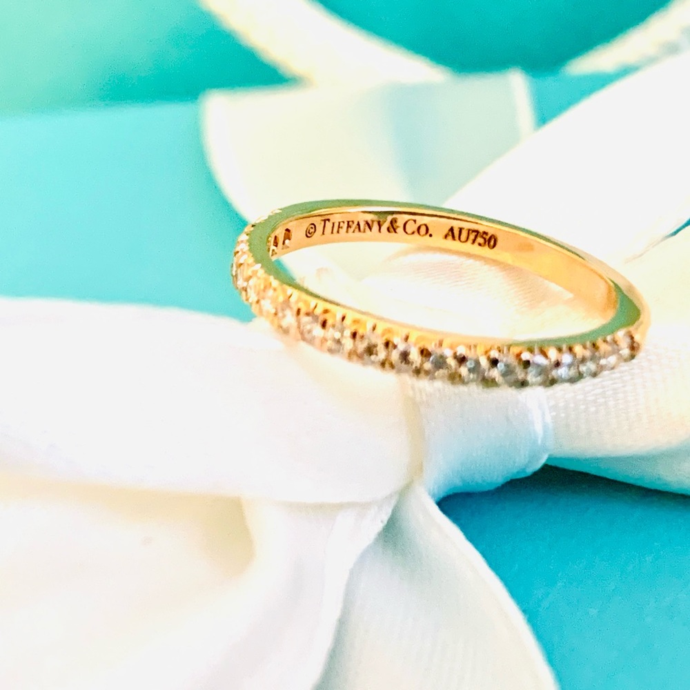 ❌❌SOLD❌❌♥️Authentic 18k Rose Gold Soleste Half Eternity Band♥️ - Picture 6 of 6